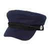 Fashion black Hat Winter Cap Wool Hat Women Button Cap Casual Street wear rope flat Cap Elegant Solid Autumn